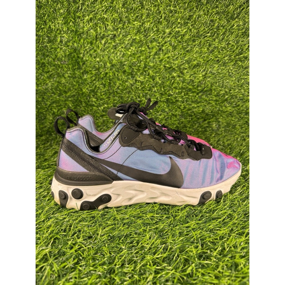 Size 12 - Nike React Element 55 PRM Sunset Purple Black Men's Sneaker BQ9241-002